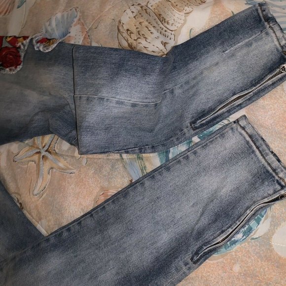 NWT Golden Denim Jeans: Snake and Roses W38 L34 - Picture 6 of 7